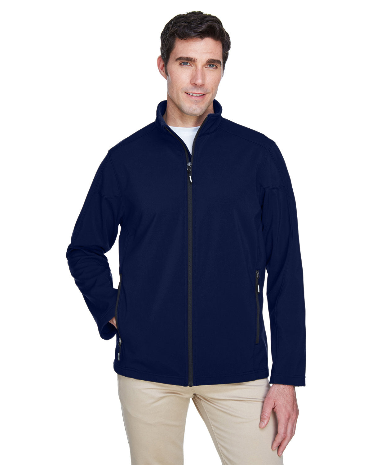 CORE 365 Men's Tall Cruise Two-Layer Fleece Bonded Soft Shell Jacket
