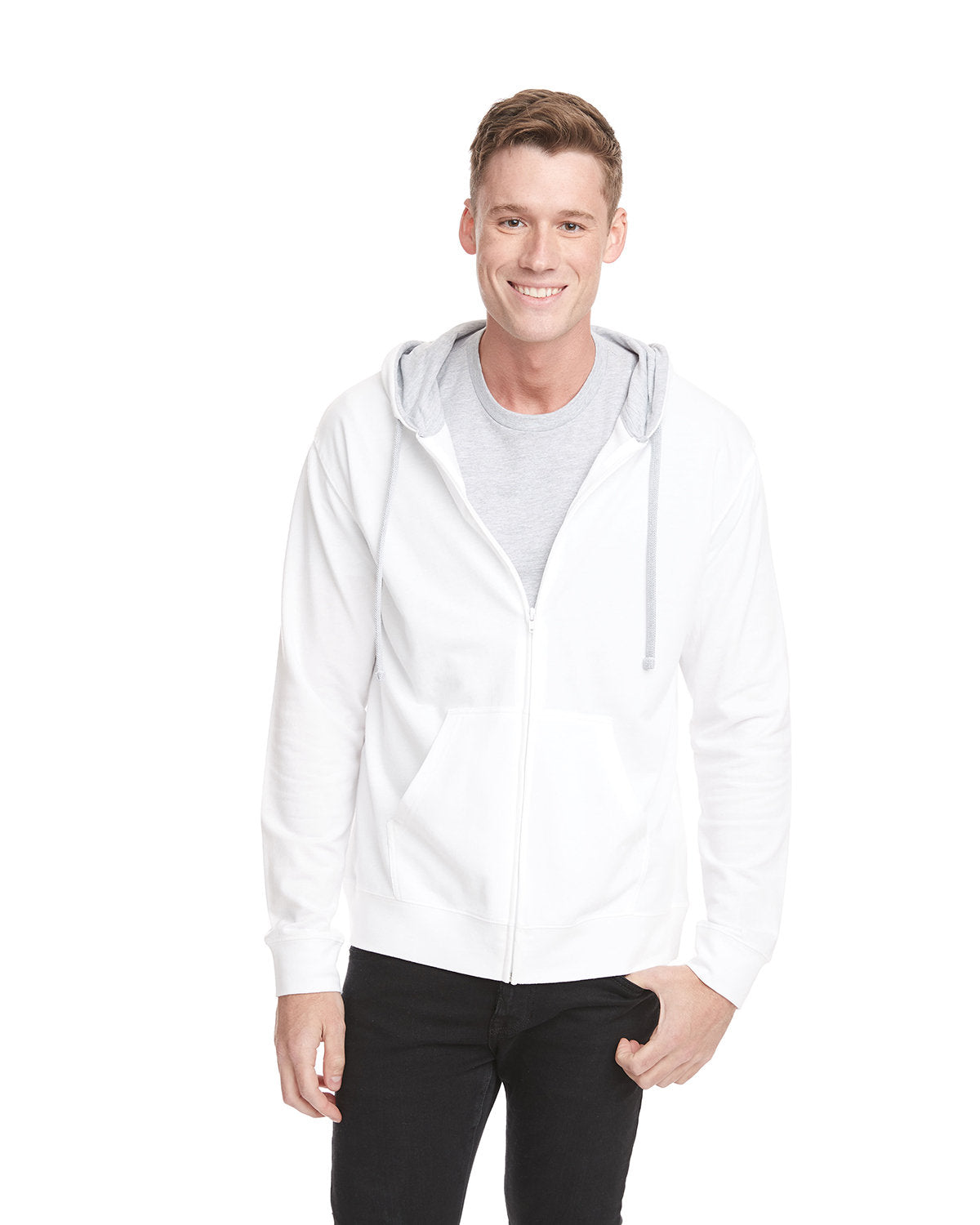NEXT LEVEL APPAREL Adult Laguna French Terry Full-Zip Hooded Sweatshirt
