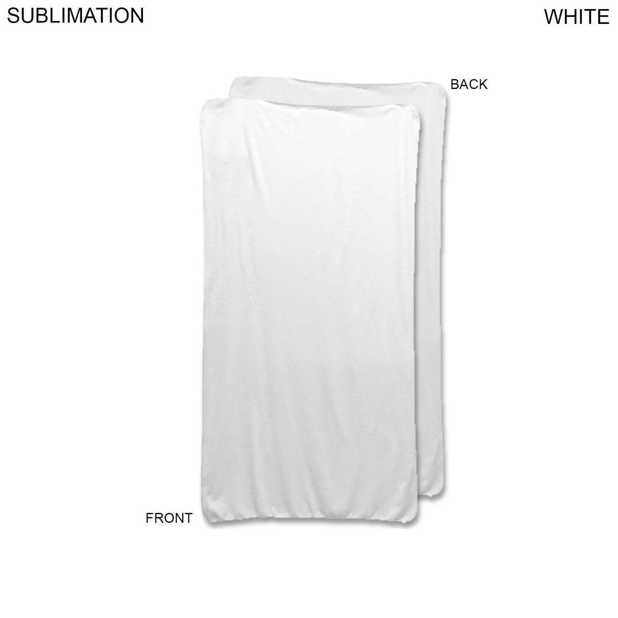 48 Hr Quick Ship - Ultra Soft and Smooth Microfleece Blanket, 30x60, Sublimated Edge to Edge 1 side