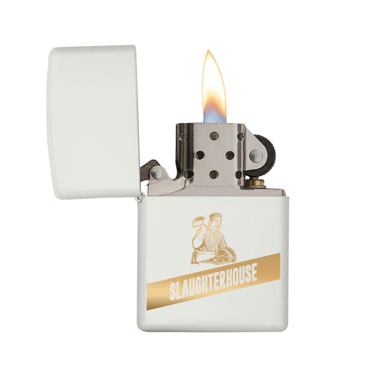 White Matte Windproof Zippo® Lighter