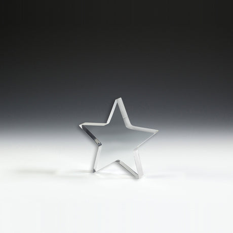 Star Screen Printed Acrylic Paperweight (5"x 5")