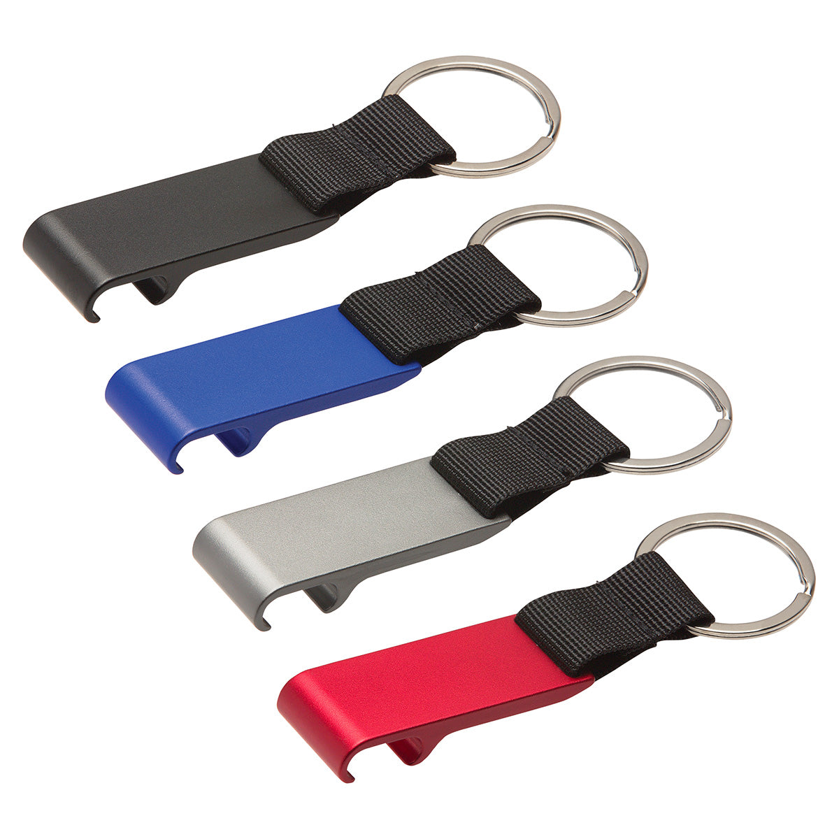 Aluminum Bottle Opener with Key Ring