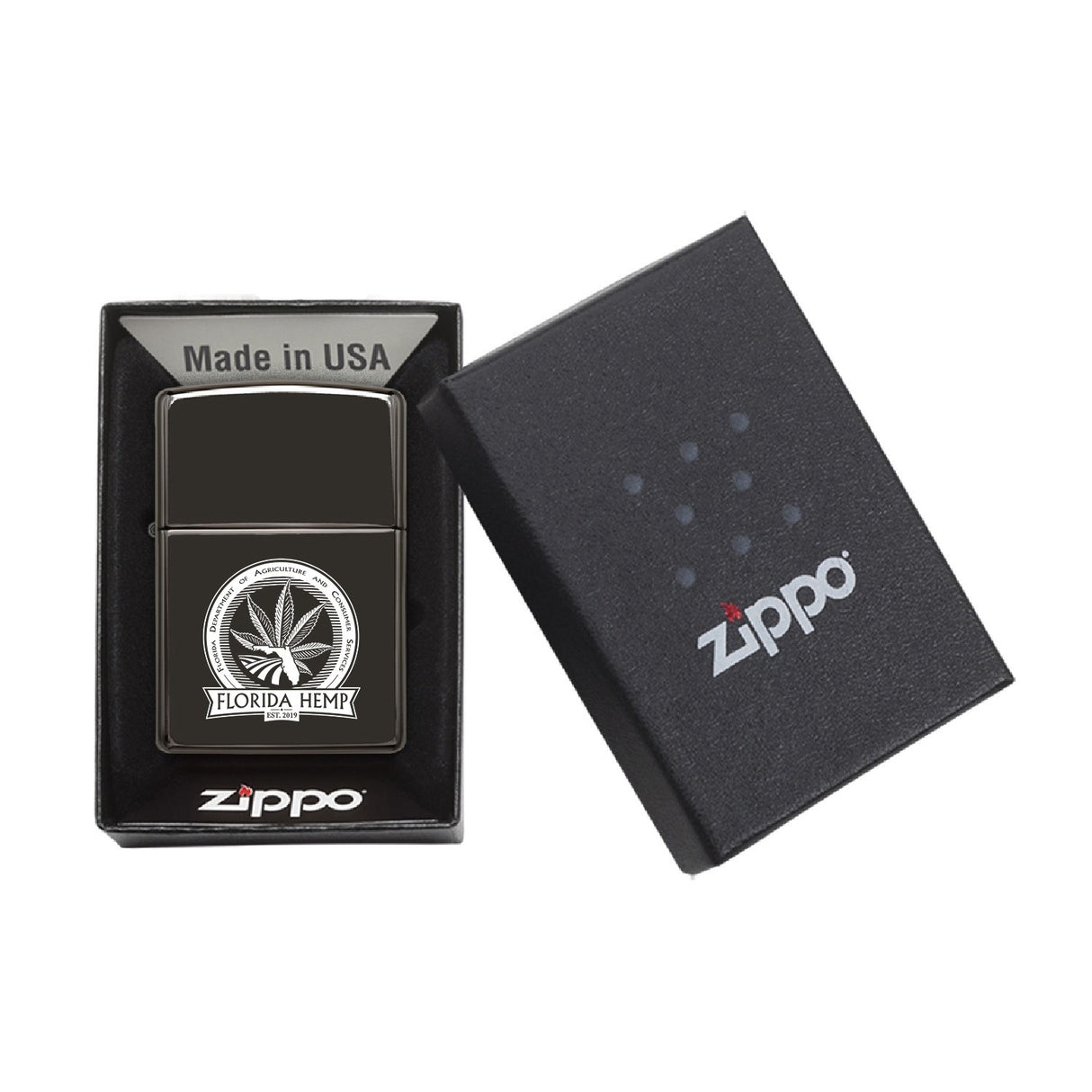 High Polish Black Zippo® Windproof Lighter