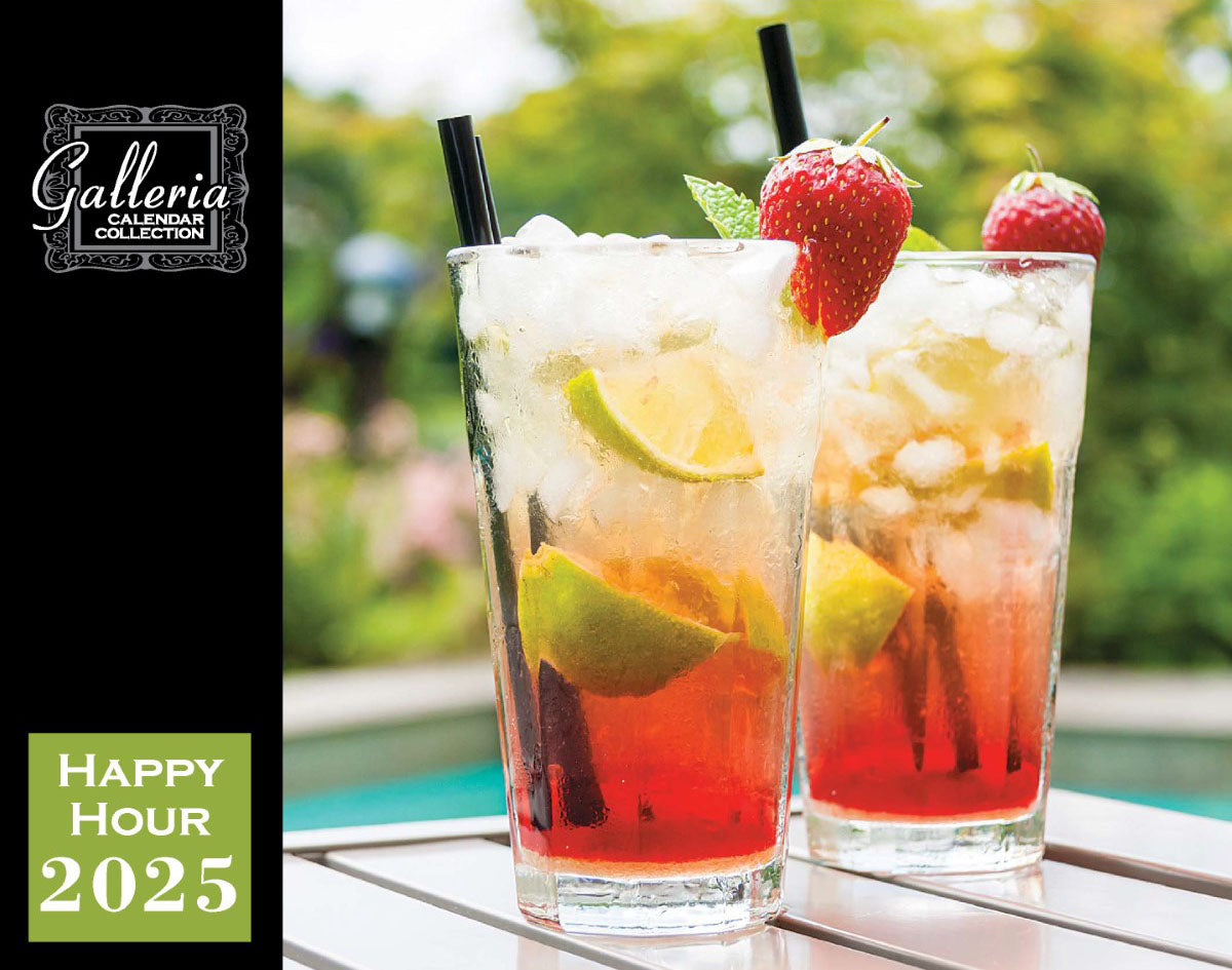 Galleria Wall Calendar 2025 Happy Hour