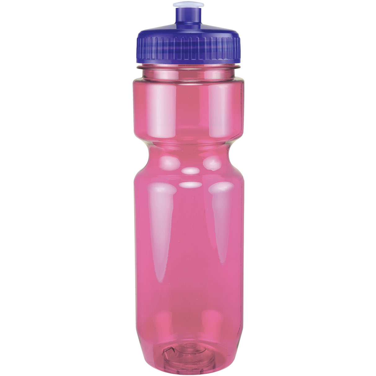 22 Oz. Translucent Bike Bottle w/ Push Pull Lid