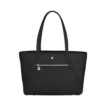16'' Victoria Signature Black Tote w/10" Tablet Pocket