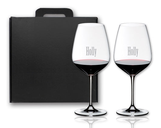 ~ Cabernet 28.25oz RIEDEL crystal Set of 2 in a Raven gift box