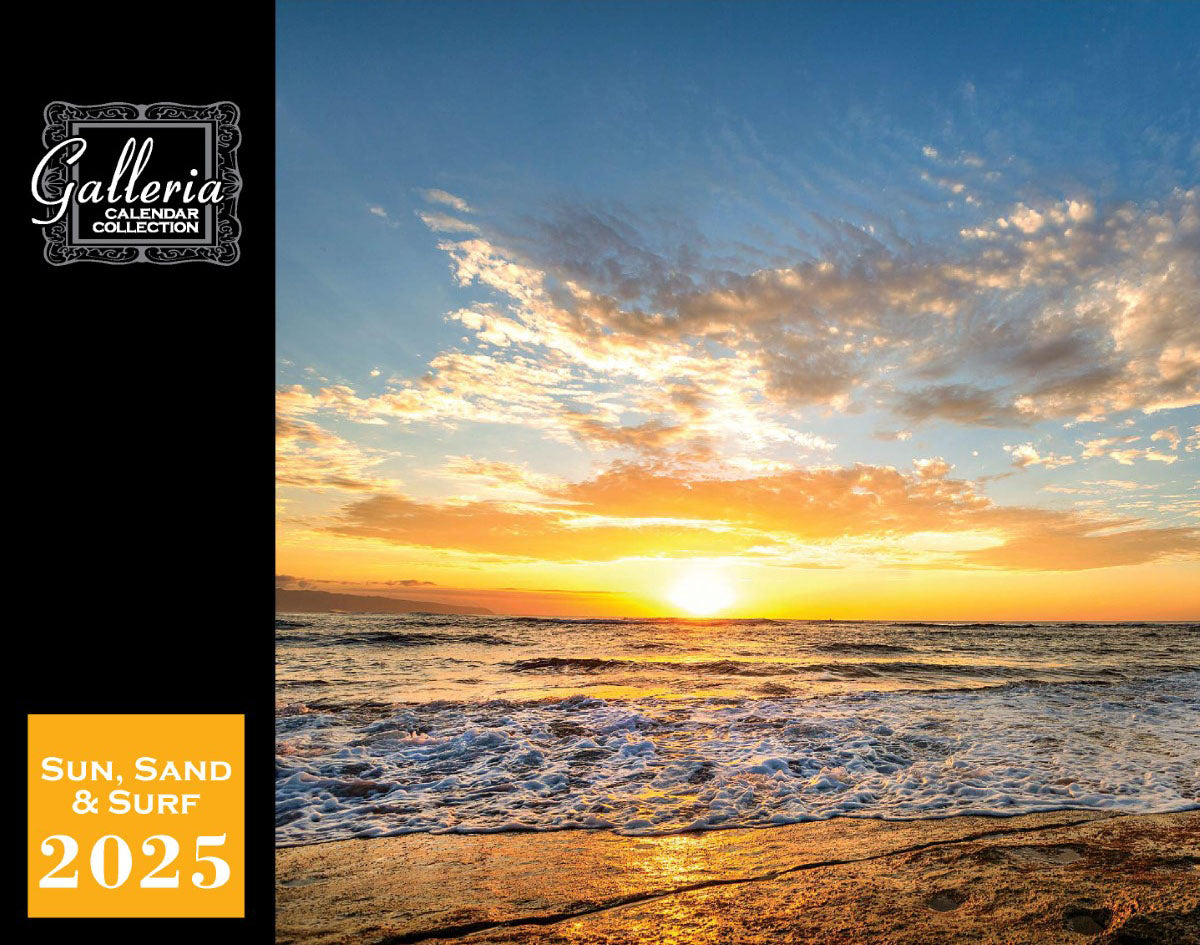 Galleria Wall Calendar 2025 Sun Sand & Surf