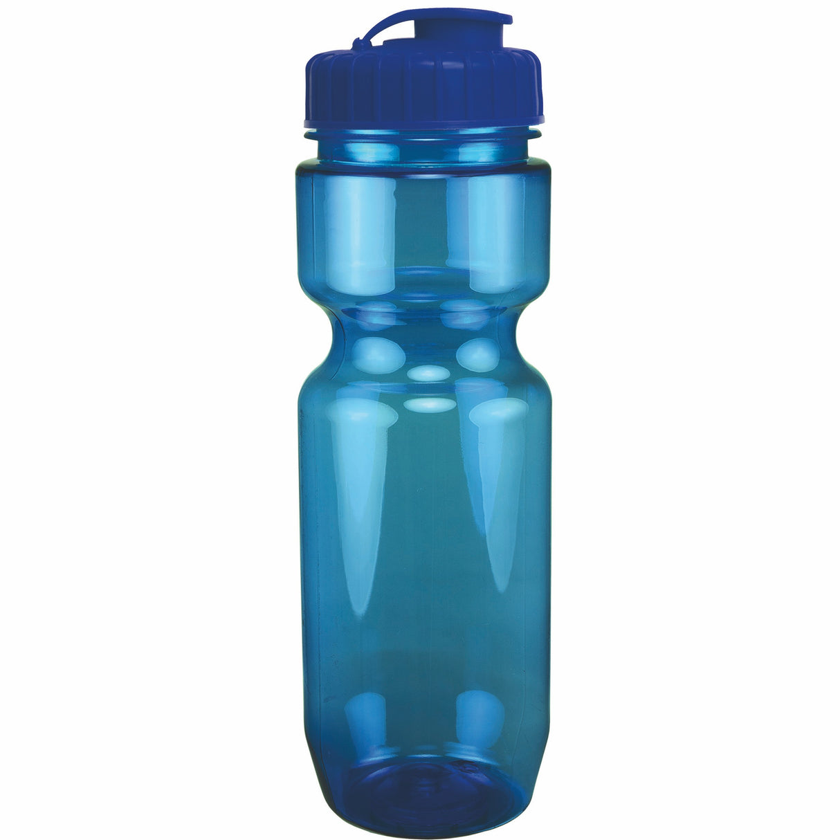 22 Oz. Translucent Bike Bottle w/ Flip Top Lid