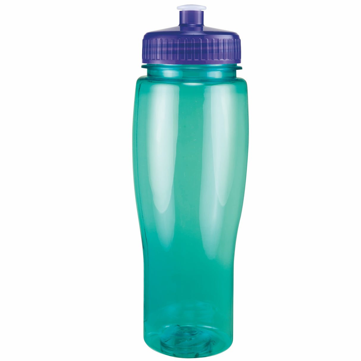 24 Oz. Contour Translucent Bottle w/ Push Pull Lid