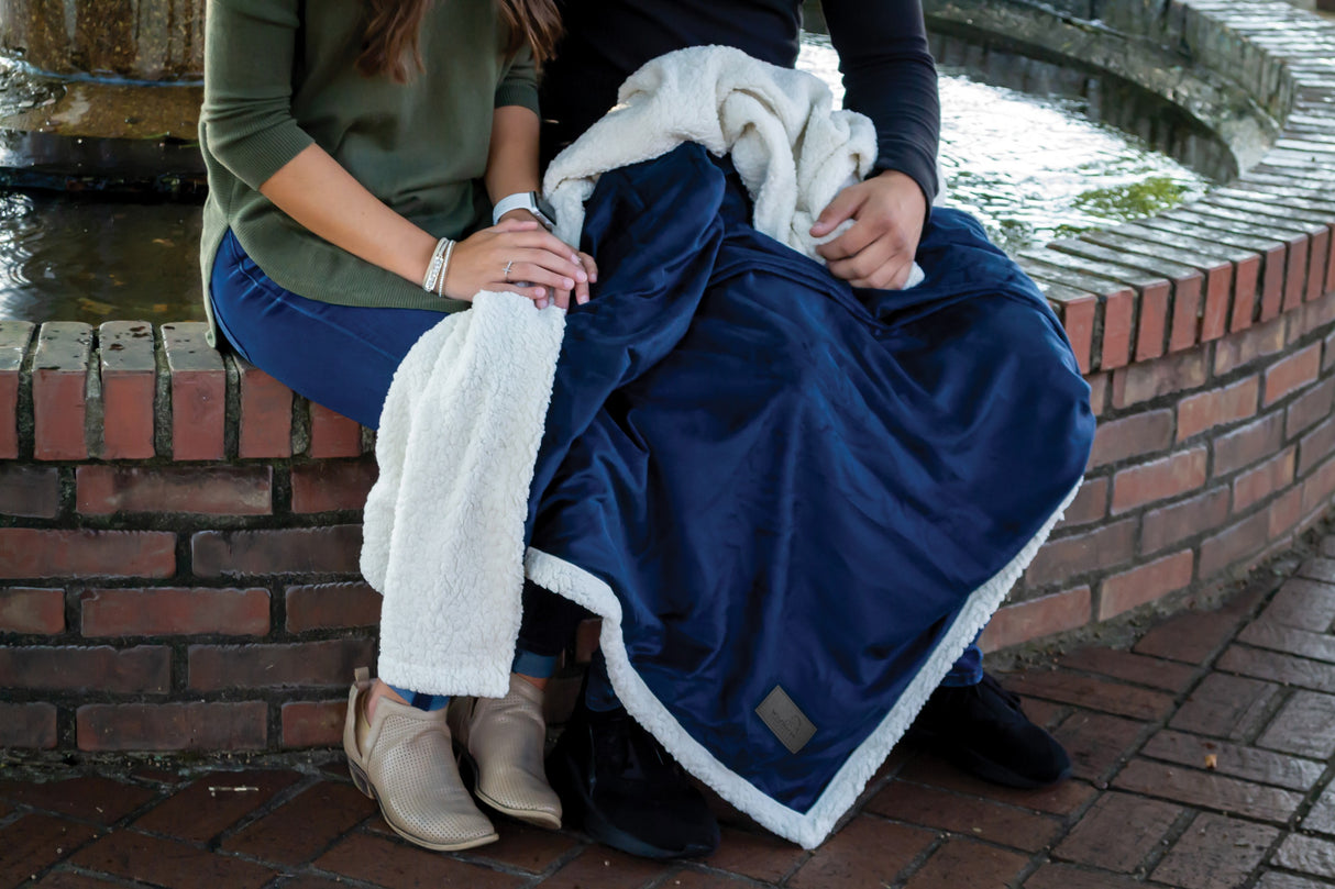 Eco Lambswool Throw (Laser Patch)