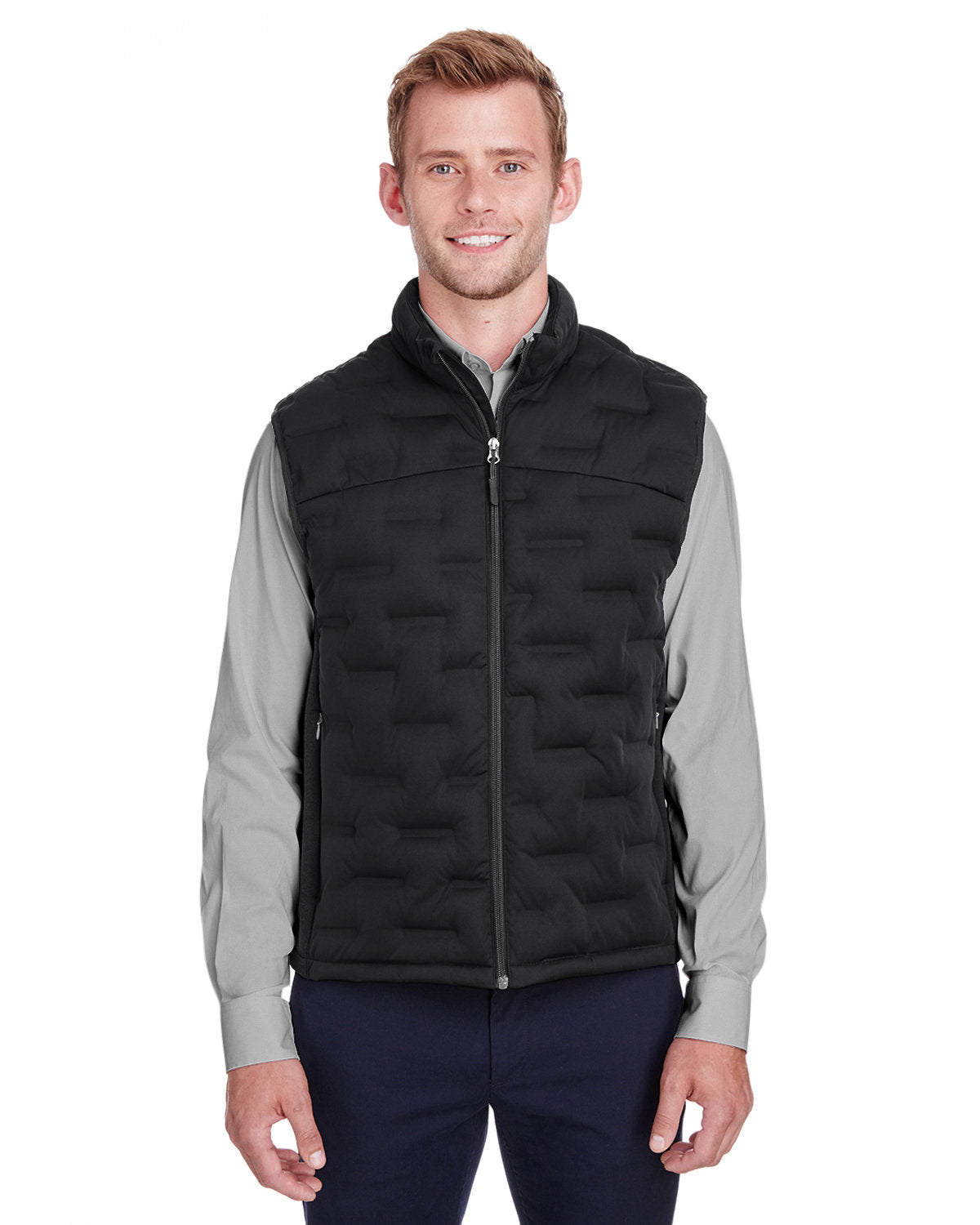 NORTH END Men's Loft Pioneer Hybrid Vest