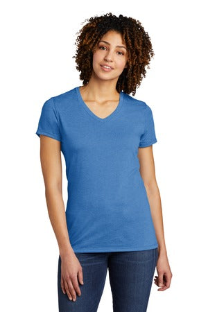 Allmade Women's Tri-Blend V-Neck Tee Shirt