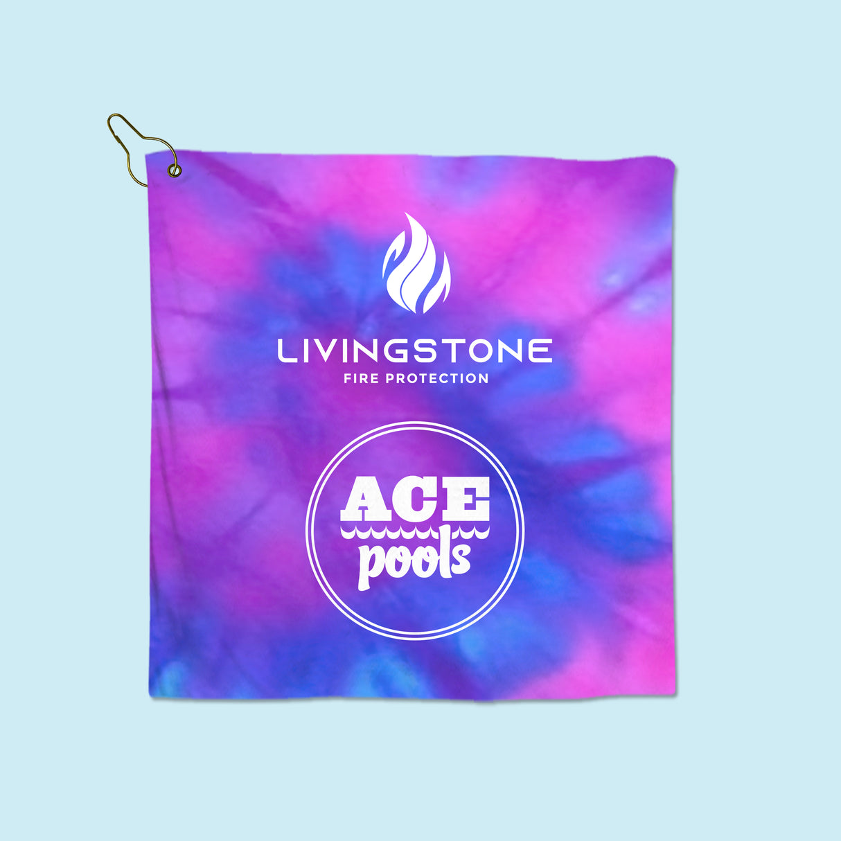 Sublimated Golf Towel 16"x16"