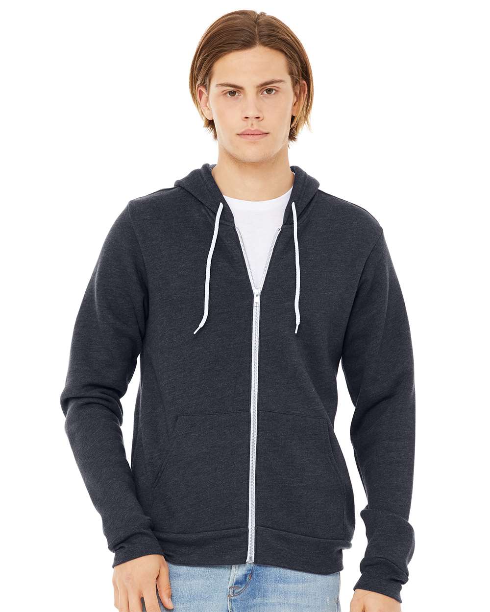 000035 Bella+Canvas® Unisex Sponge Fleece Full-Zip Hoodie