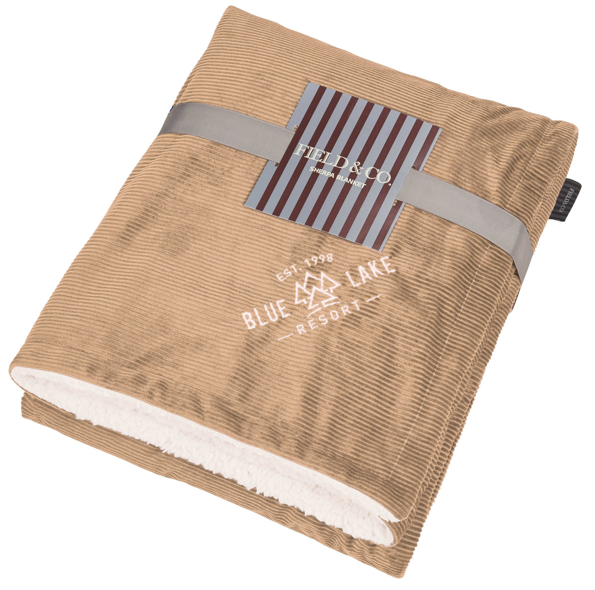Field and Co.® Corduroy Sherpa Blanket