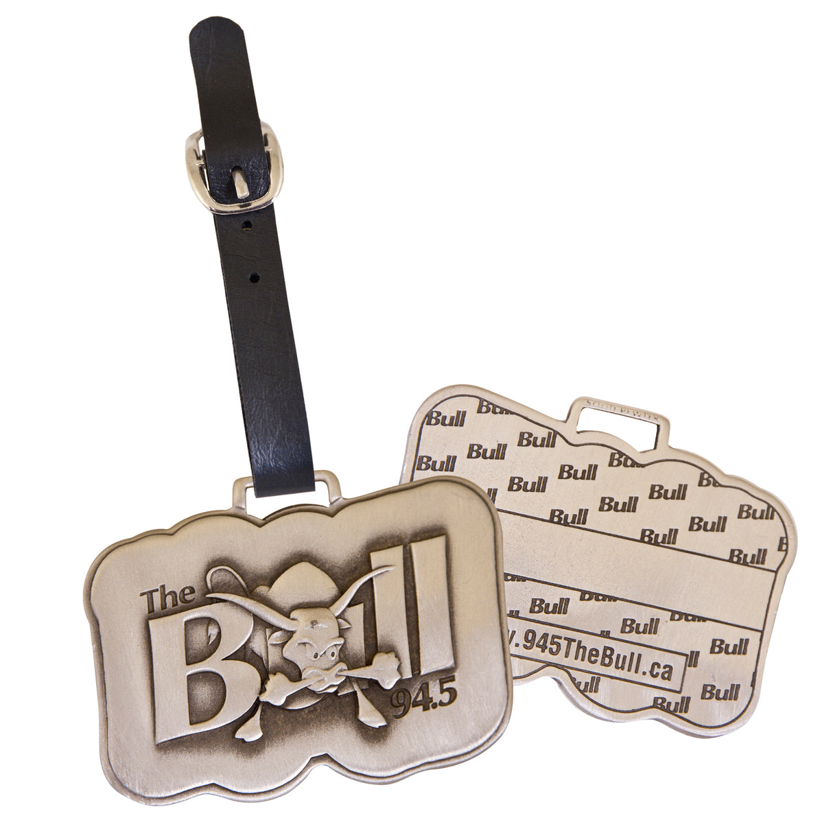 Pewter Bag Tag, MADE IN CANADA
