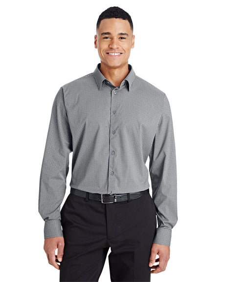 DEVON AND JONES CrownLux Performance® Men's Tonal Mini Check Woven Shirt