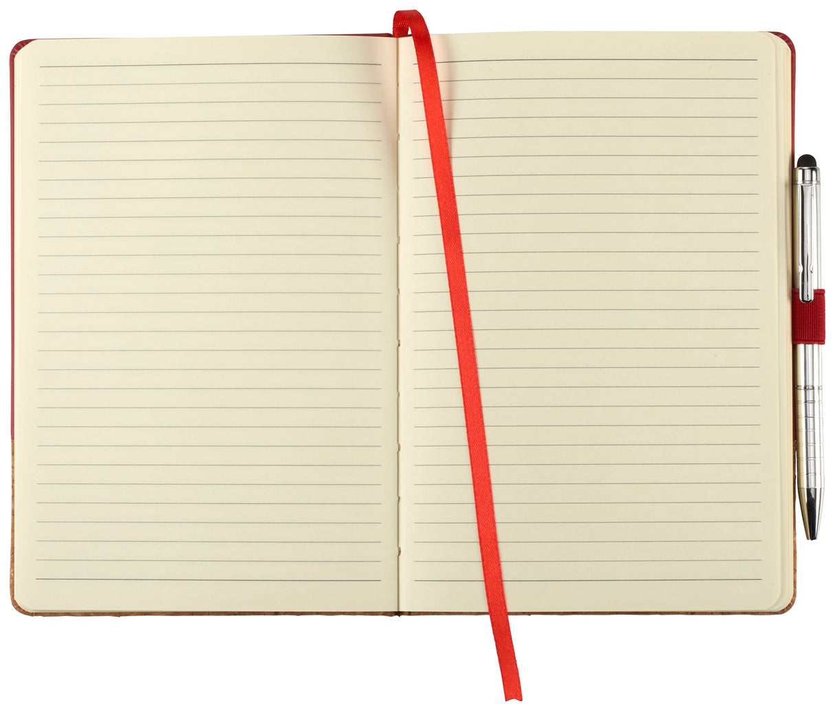 5.5" x 8.5" FSC Lucca Cork Hard Bound JournalBook