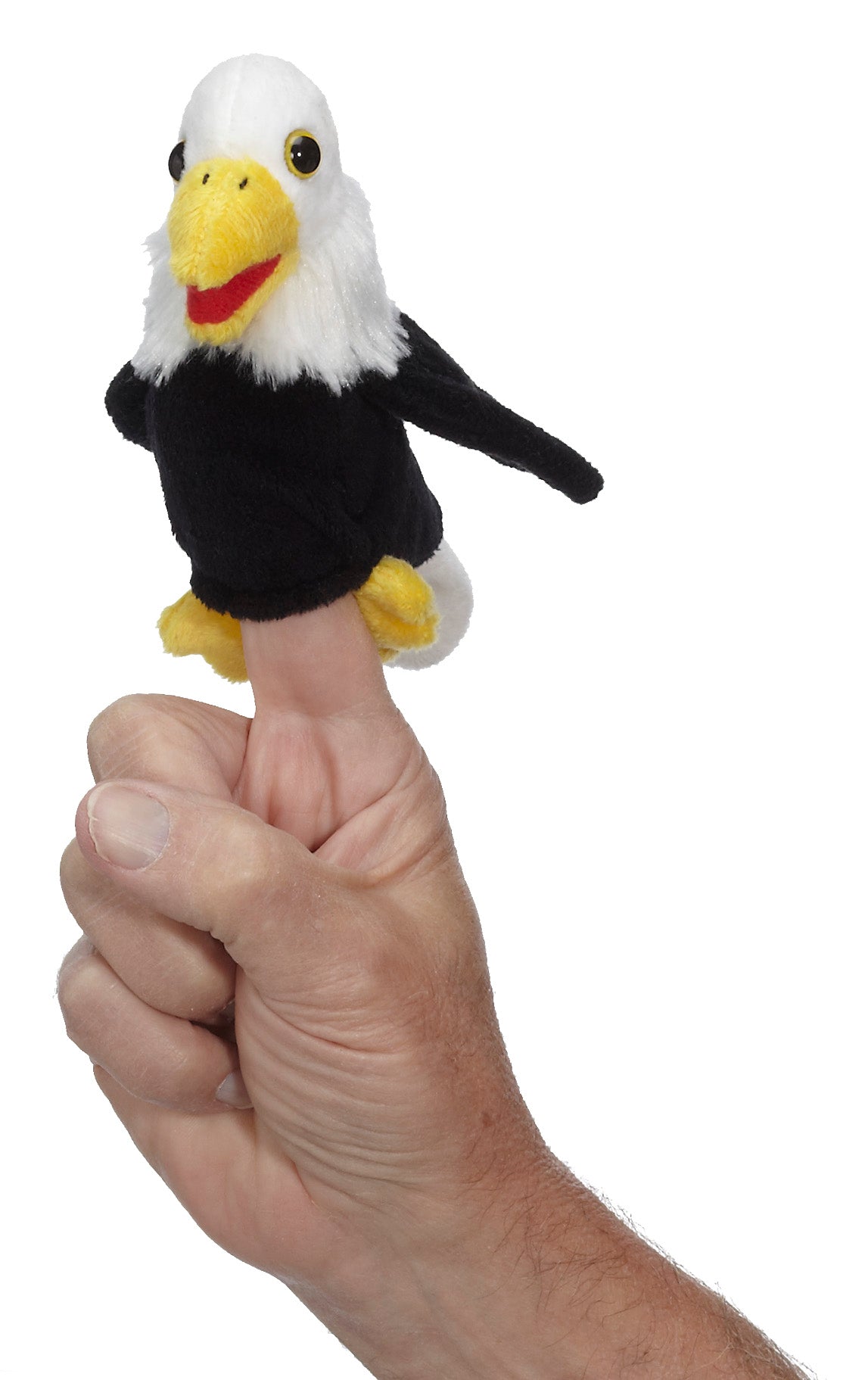 Valdy the Bald Eagle Finger Puppet by Bill Helin