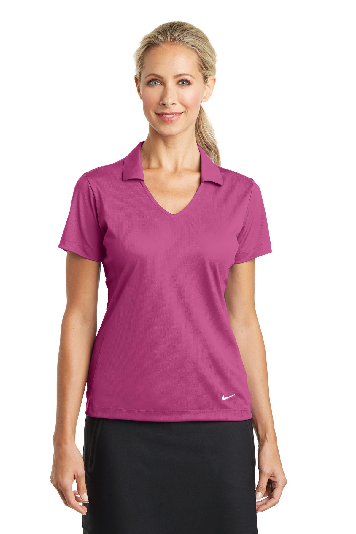 Nike Golf Ladies Dri-Fit Vertical Mesh Polo Shirt