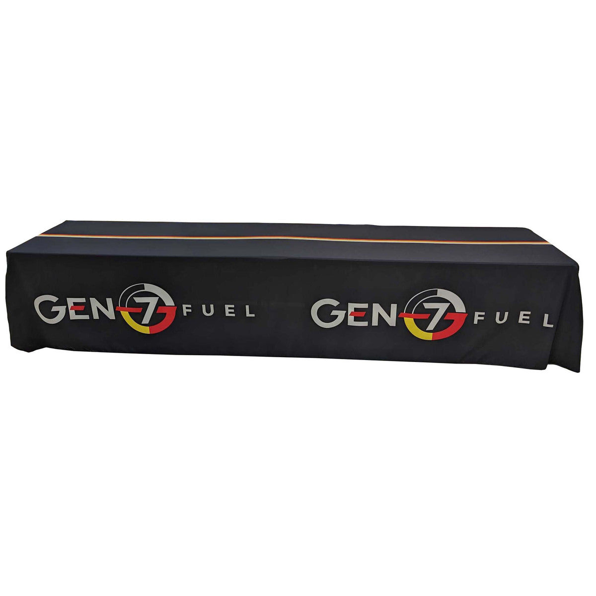 24 Hr Express Ship - Sublimated Table Cloth for 12' table (or 2 x 6' tables combined), Closed Back
