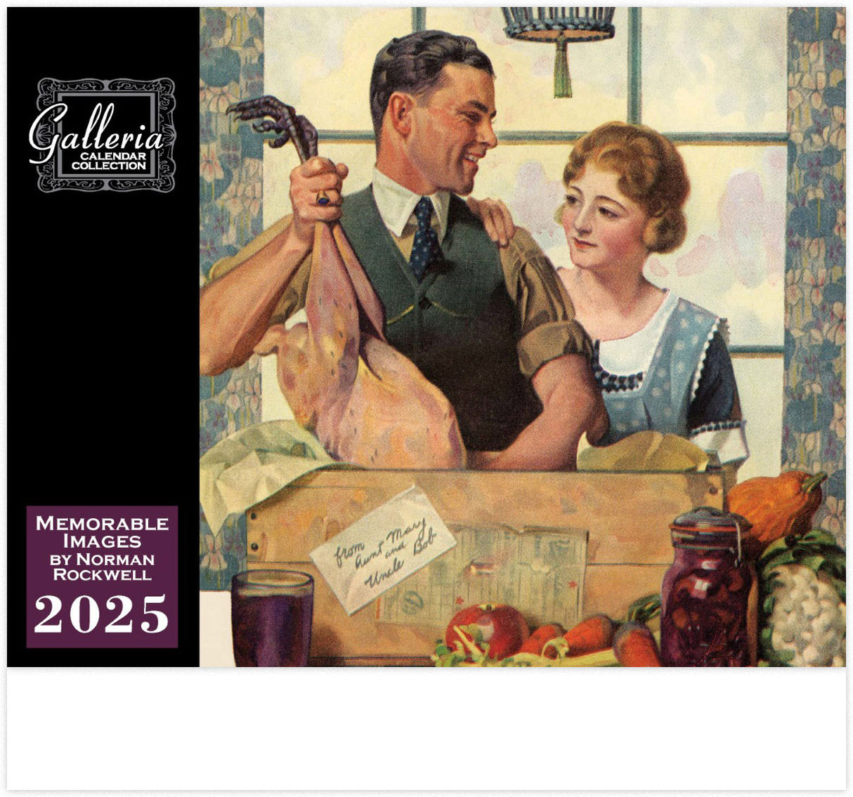 Galleria Wall Calendar 2025 Norman Rockwell