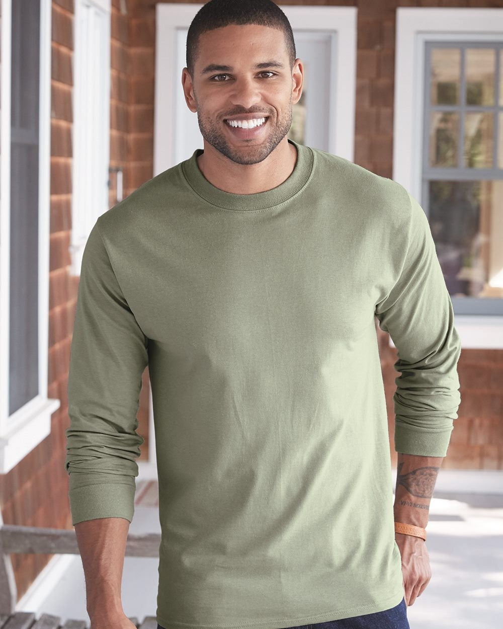 Hanes Beefy-T Long Sleeve T-Shirt