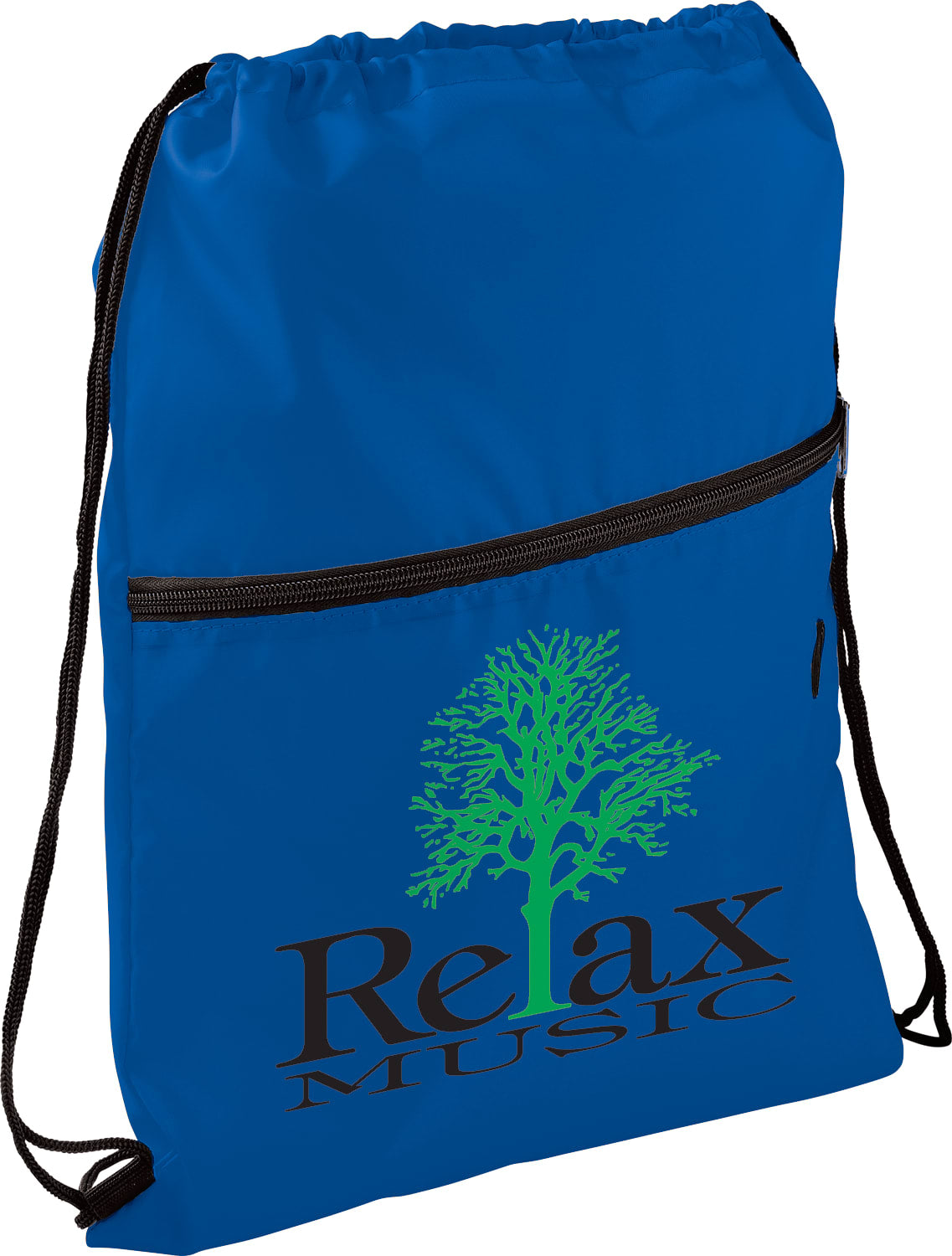 Insulated Zippered Drawstring Bag