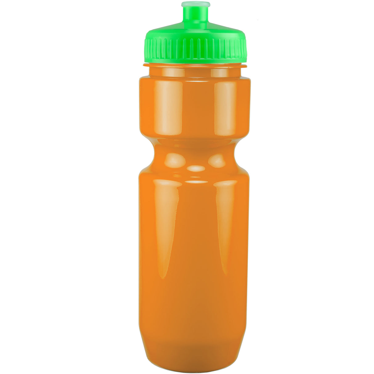 22 Oz. Bike Bottle w/ Push Pull Lid - Solid Colors