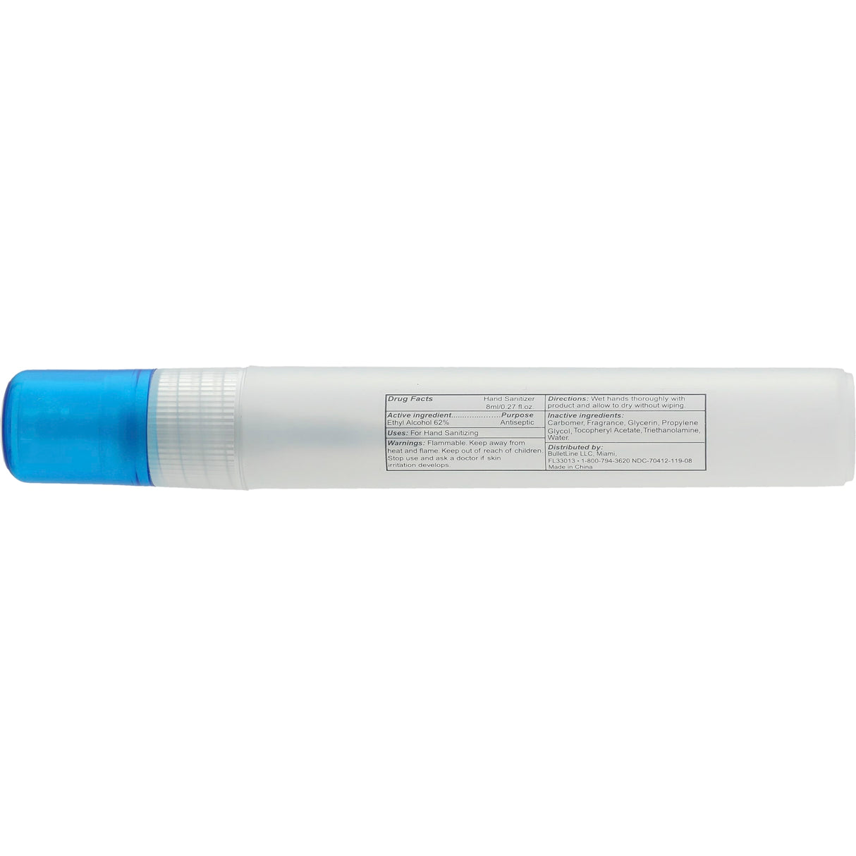 Pen Sprayer Sanitizer with 62% Alcohol 0.27oz