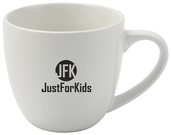 Cappuccino 16oz white mug vitrified