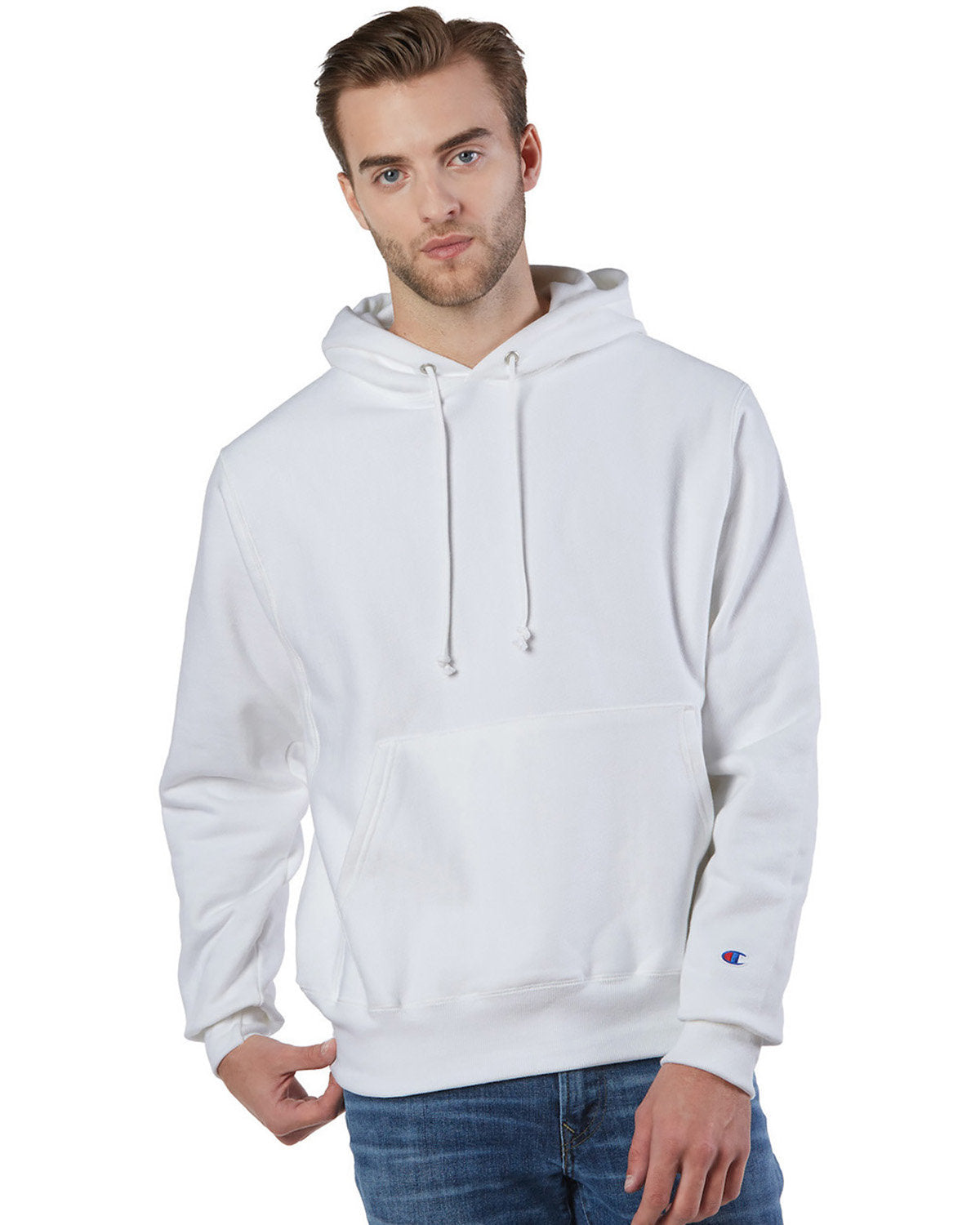 000117 Champion Reverse Weave® Pullover Hooded Sweatshirt