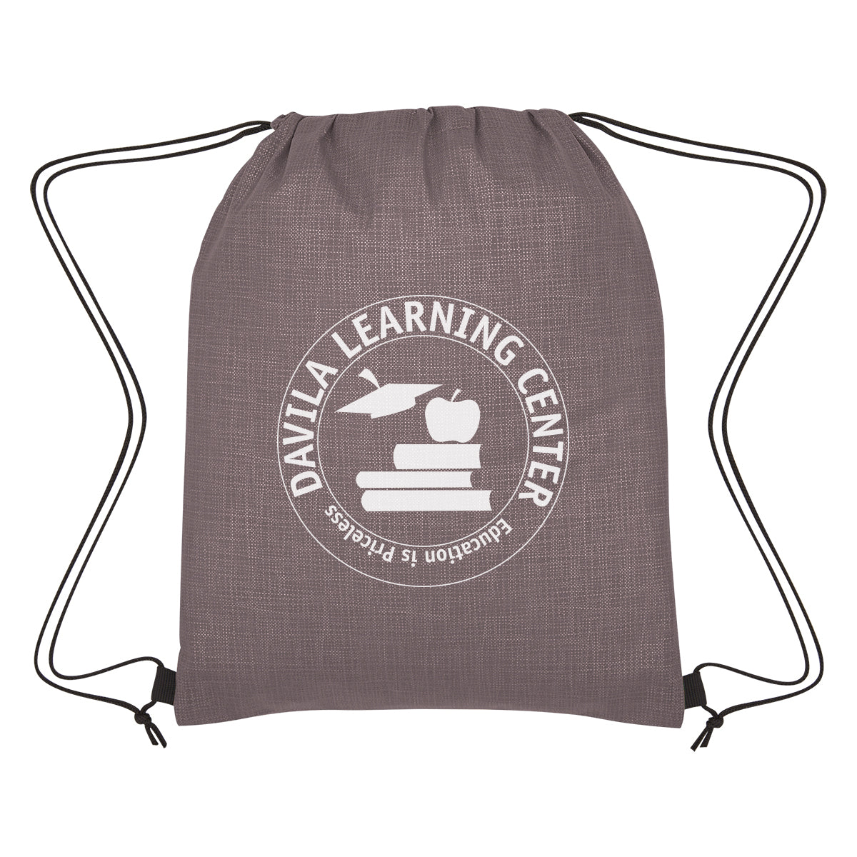 Crosshatch Non-woven Drawstring Bag