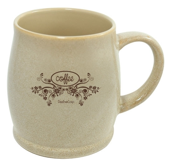 Umea 16oz reactive sand mug in Ripple gift box