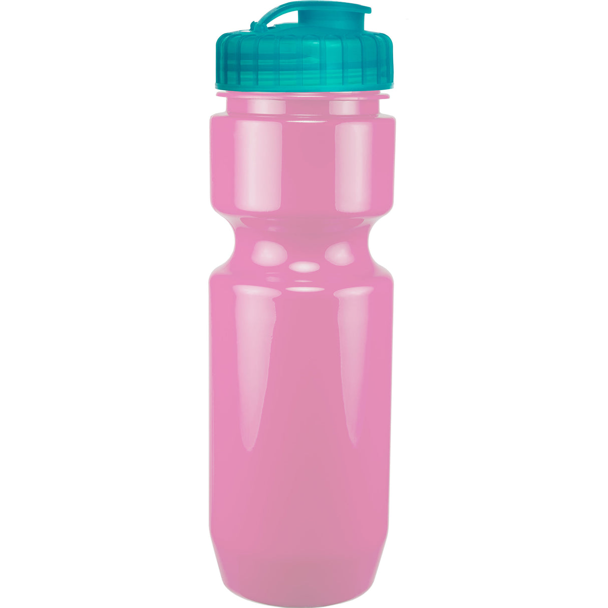 22 Oz. Bike Bottle w/ Flip Top Lid - Solid Colors