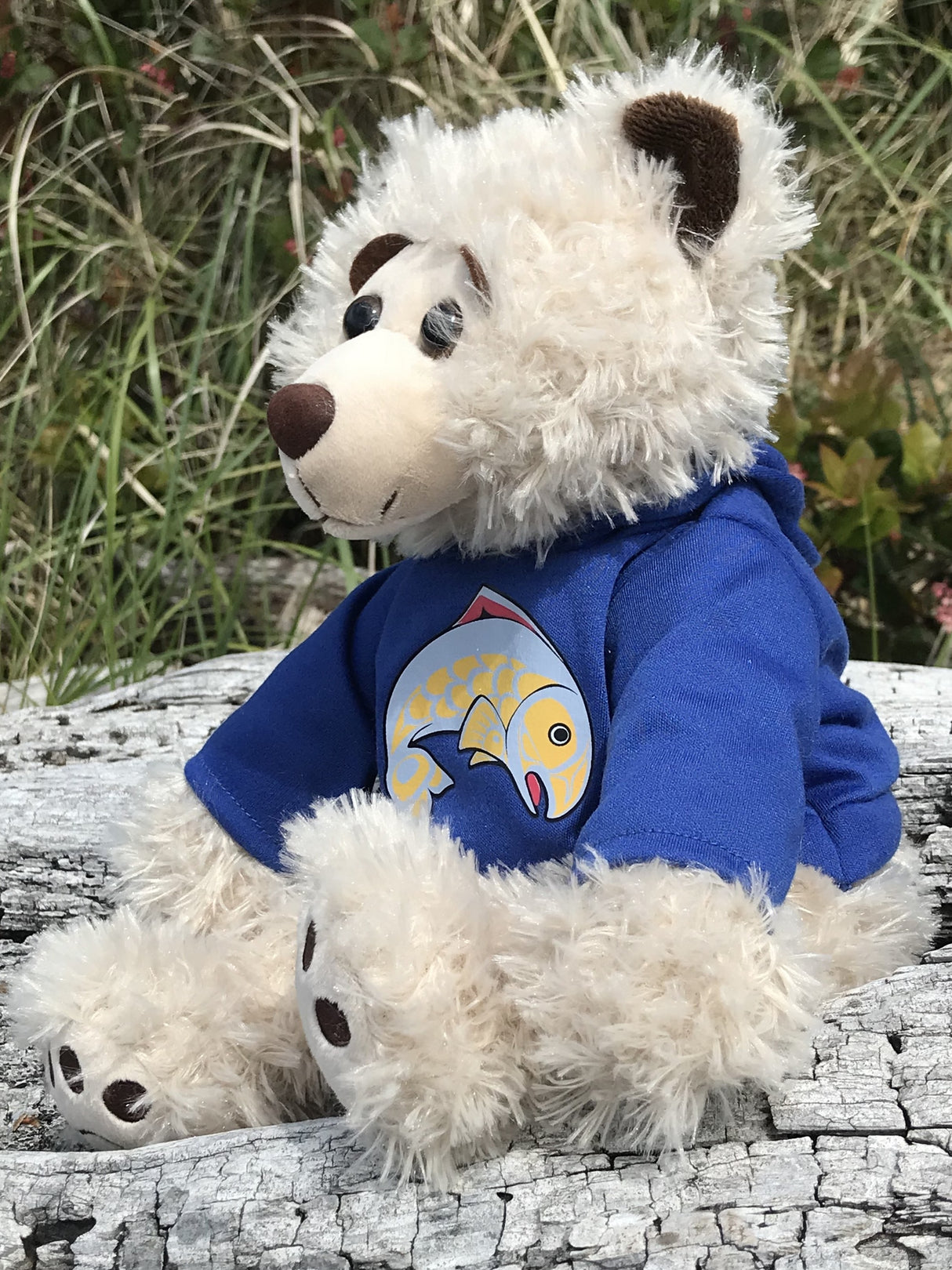 Mokey Spirit Bear by Bill Helin w/Hoodie