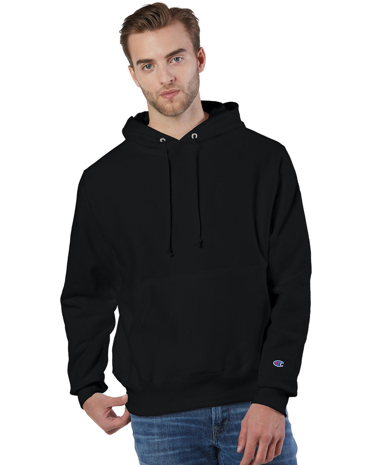 000117 Champion Reverse Weave® Pullover Hooded Sweatshirt