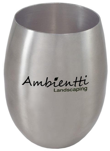 Spirit Stemless 17oz single wall matte finish stainless steel