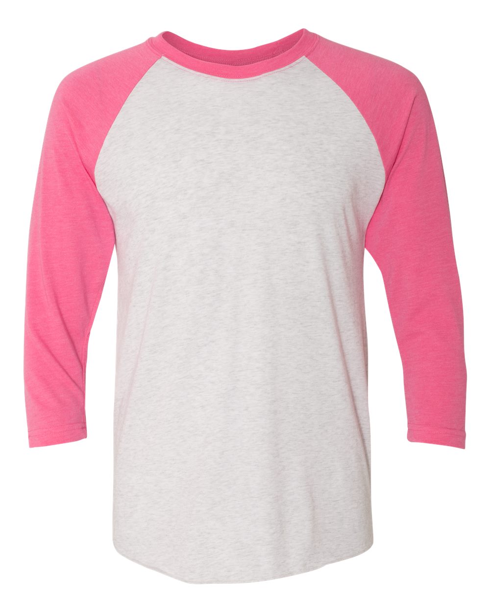 000046 Next Level Unisex Triblend Three-Quarter Sleeve Raglan Shirt