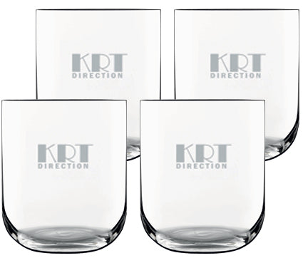 Sublime DOF 15.25oz European crystal Set of 4 in a retail gift box