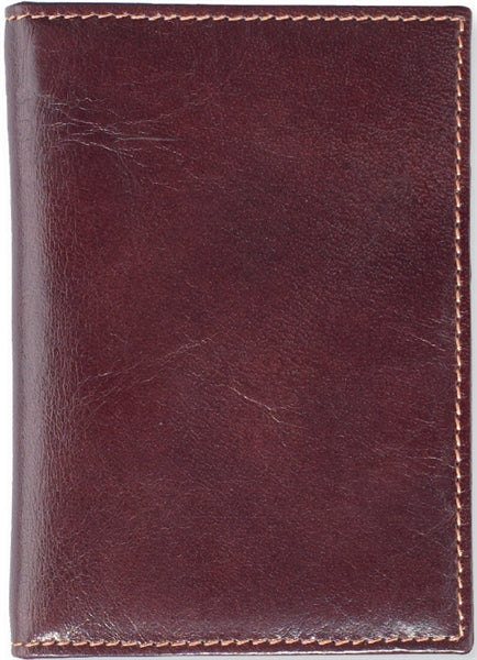 Deluxe Business Card holder wine top grain cowhide