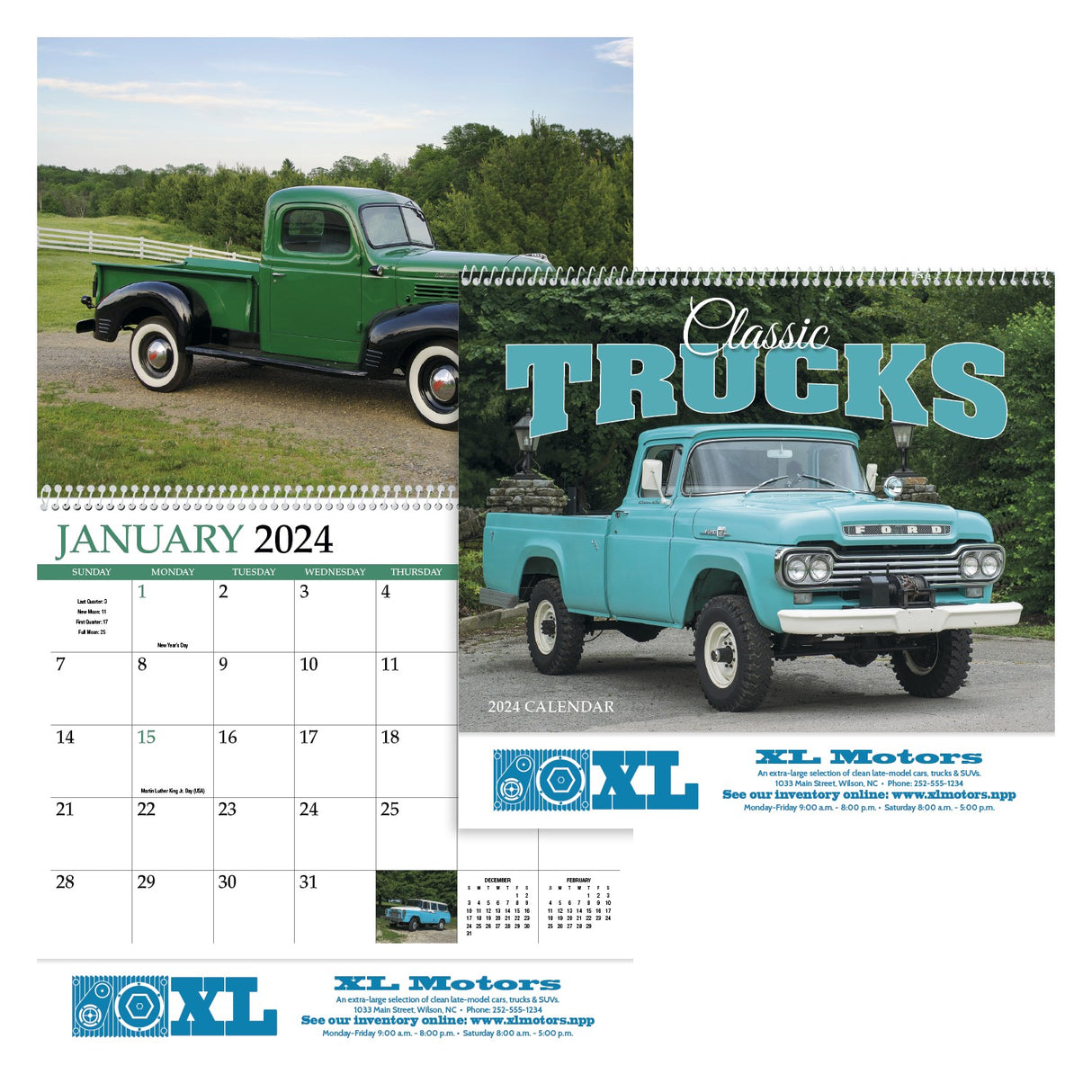 Classic Trucks Appointment Calendar - Spiral