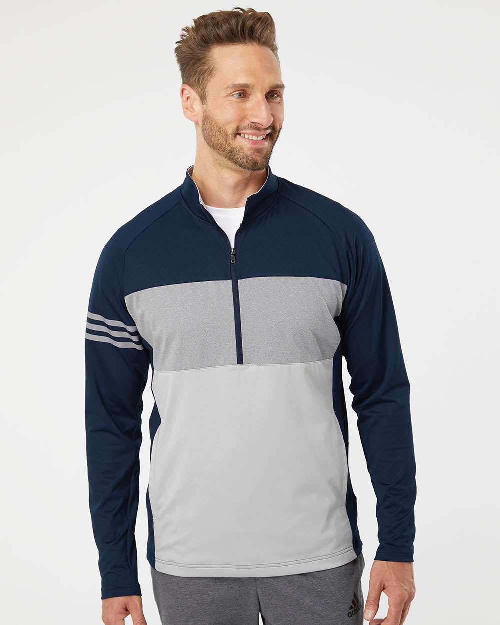Adidas 3 Stripes Competition Quarter-Zip Pullover