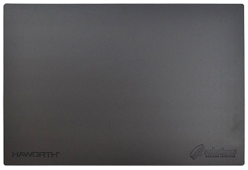 Deluxe Leather Desk pad 18" x 12" black