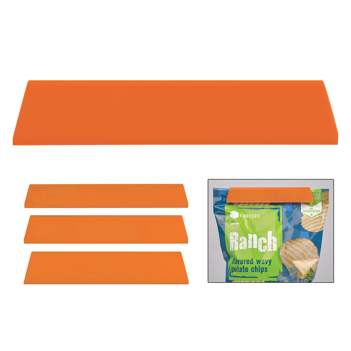 Slip-n-seal 3 Piece Bag Clip Set