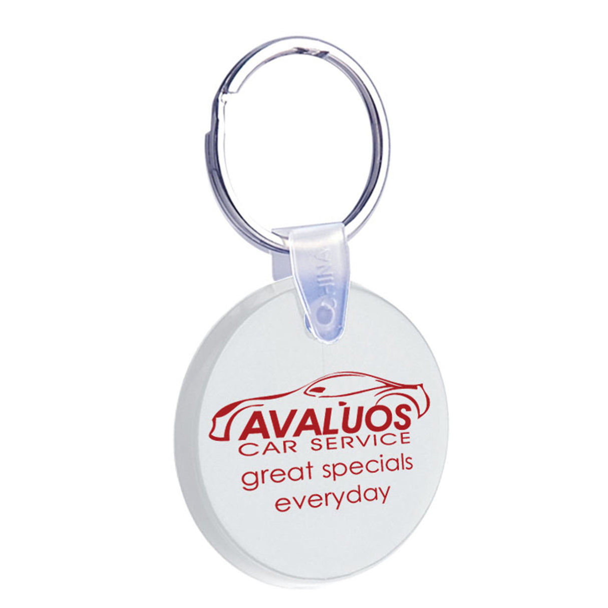 Soft Squeezable Key Tag (Small Round)