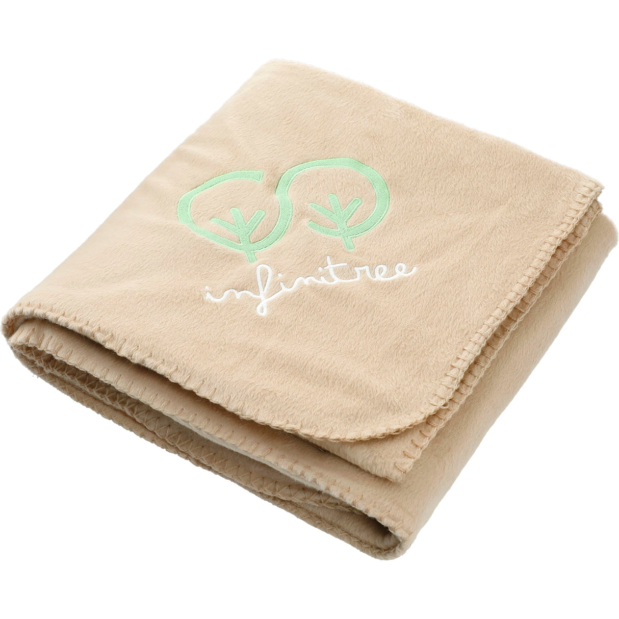 100% Recycled PET Fleece Blanket with RPET Pouch