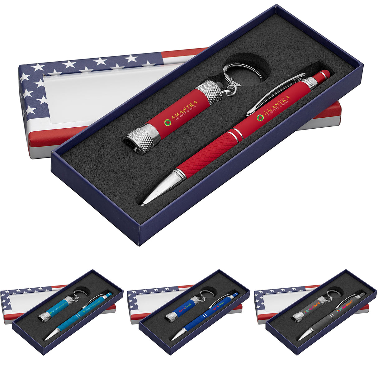 Phoenix & Chroma Softy American Flag Window Gift Set - ColorJet