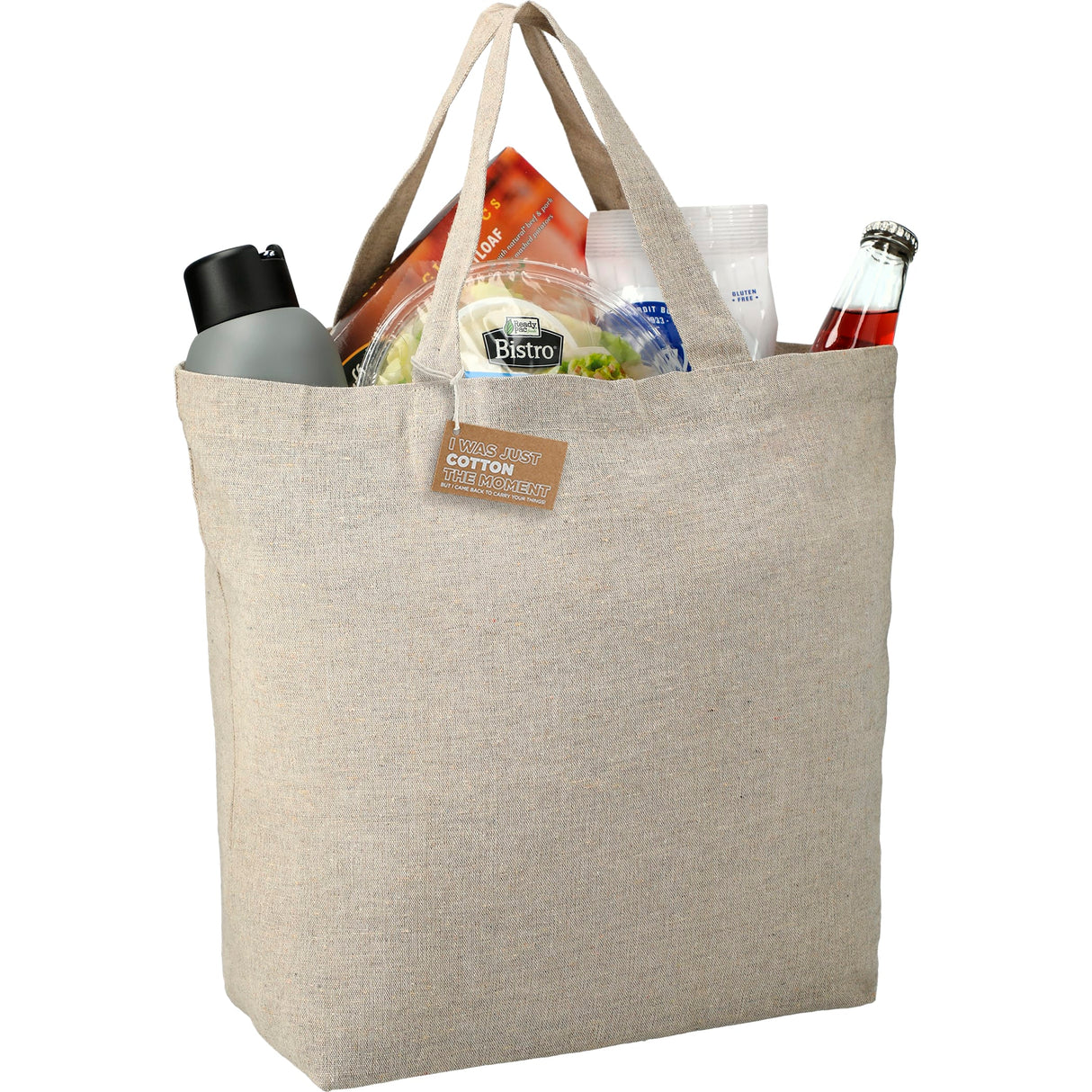 Recycled 5oz Cotton Twill Grocery Tote